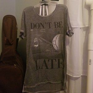 Sheer grey Disney's Cinderella shirt